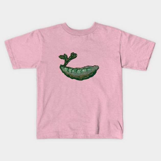 Peas Health Kids T-Shirt by RONembroidery